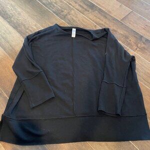 SPANX Oversized Loose Fit Crewneck Sweatshirt Sz L